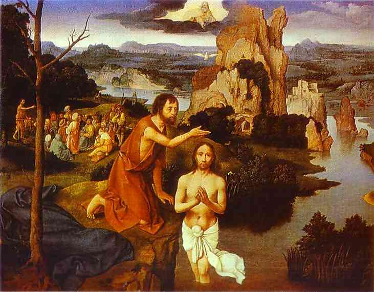 Joachim Patenier, The Baptism of Christ (1515; Kunsthistorisches Museum, Vienna)